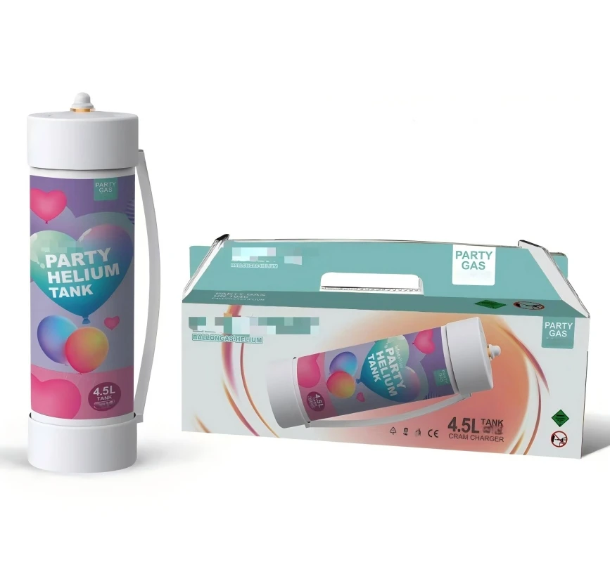 Pure helium gas Pure helium gas